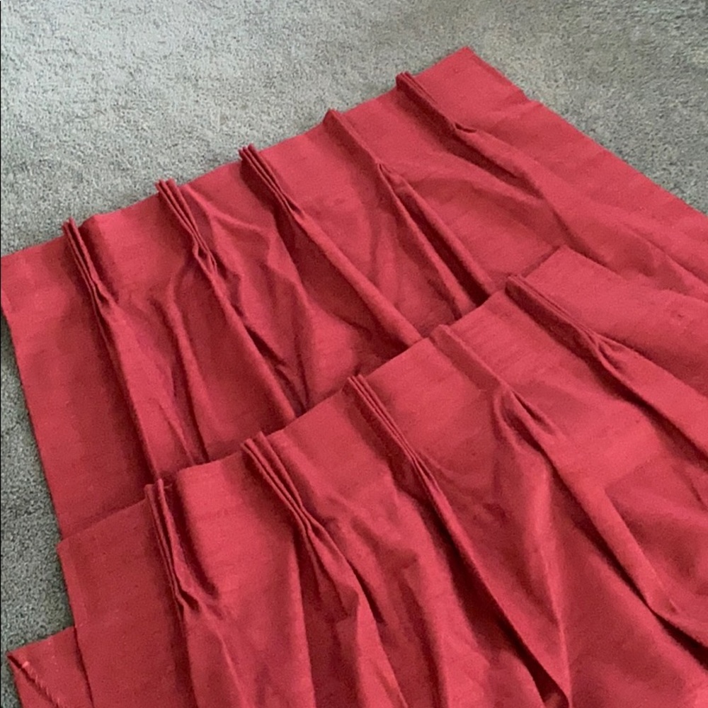 Pair of Pinch Pleat Curtains